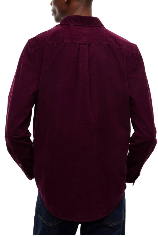 TOMMY JEANS REG BABY CORDUROY SHIRT EXT ΠΟΥΚΑΜΙΣΟ ΑΝΔΡΙΚΟ BERRY
