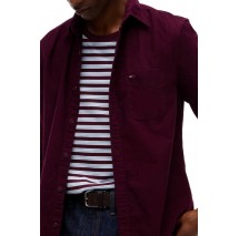 TOMMY JEANS REG BABY CORDUROY SHIRT EXT ΠΟΥΚΑΜΙΣΟ ΑΝΔΡΙΚΟ BERRY