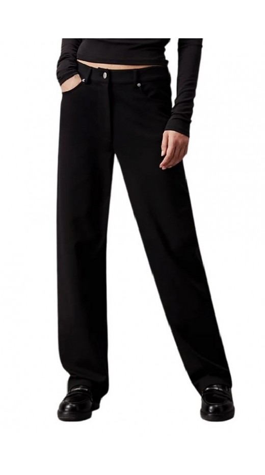 CALVIN KLEIN JEANS MILANO SLIM STRAIGHT PANT ΠΑΝΤΕΛΟΝΙ ΓΥΝΑΙΚΕΙΟ BLACK