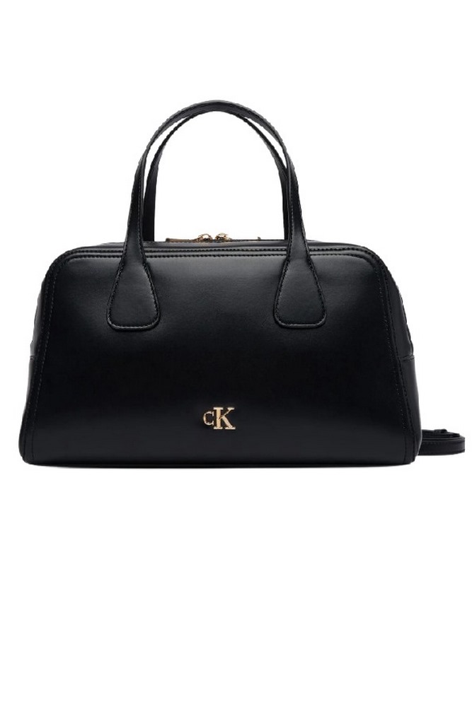 CALVIN KLEIN MEDIUM BOWLING BAG ΤΣΑΝΤΑ ΓΥΝΑΙΚΕΙΑ BLACK