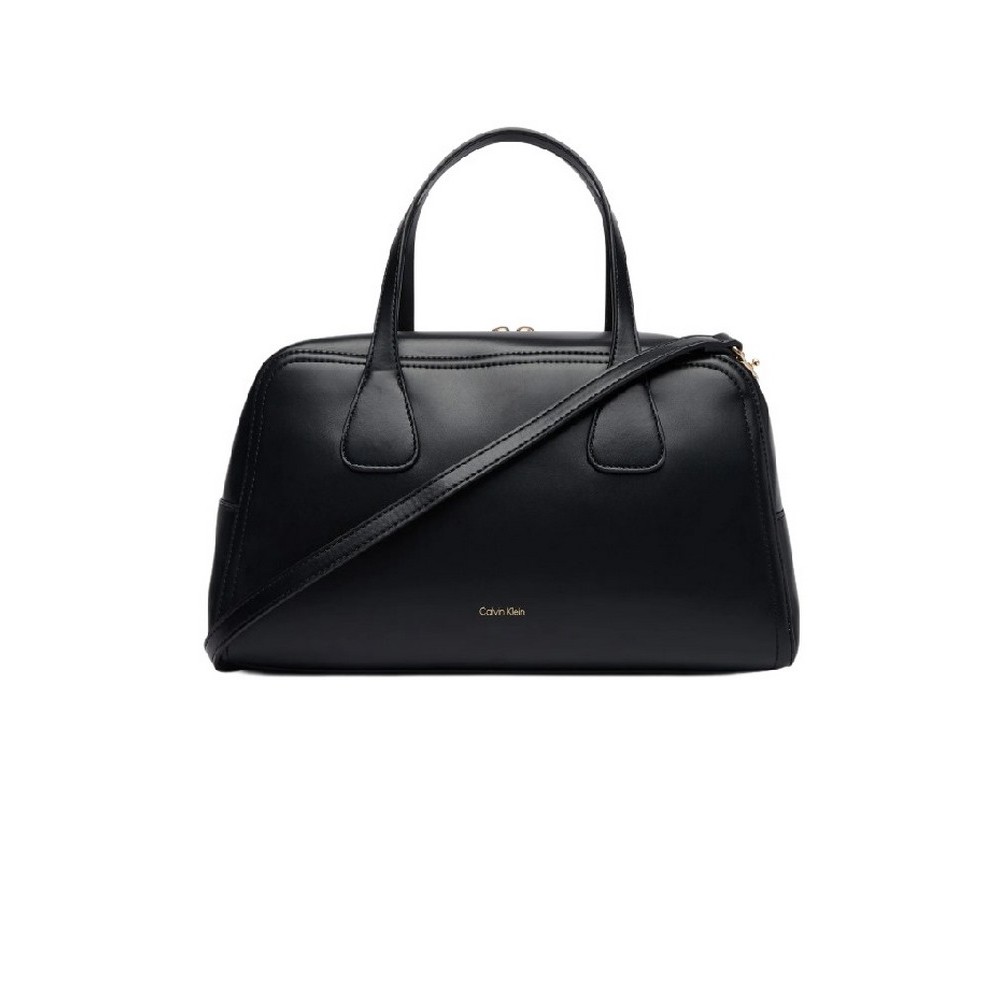 CALVIN KLEIN MEDIUM BOWLING BAG ΤΣΑΝΤΑ ΓΥΝΑΙΚΕΙΑ BLACK