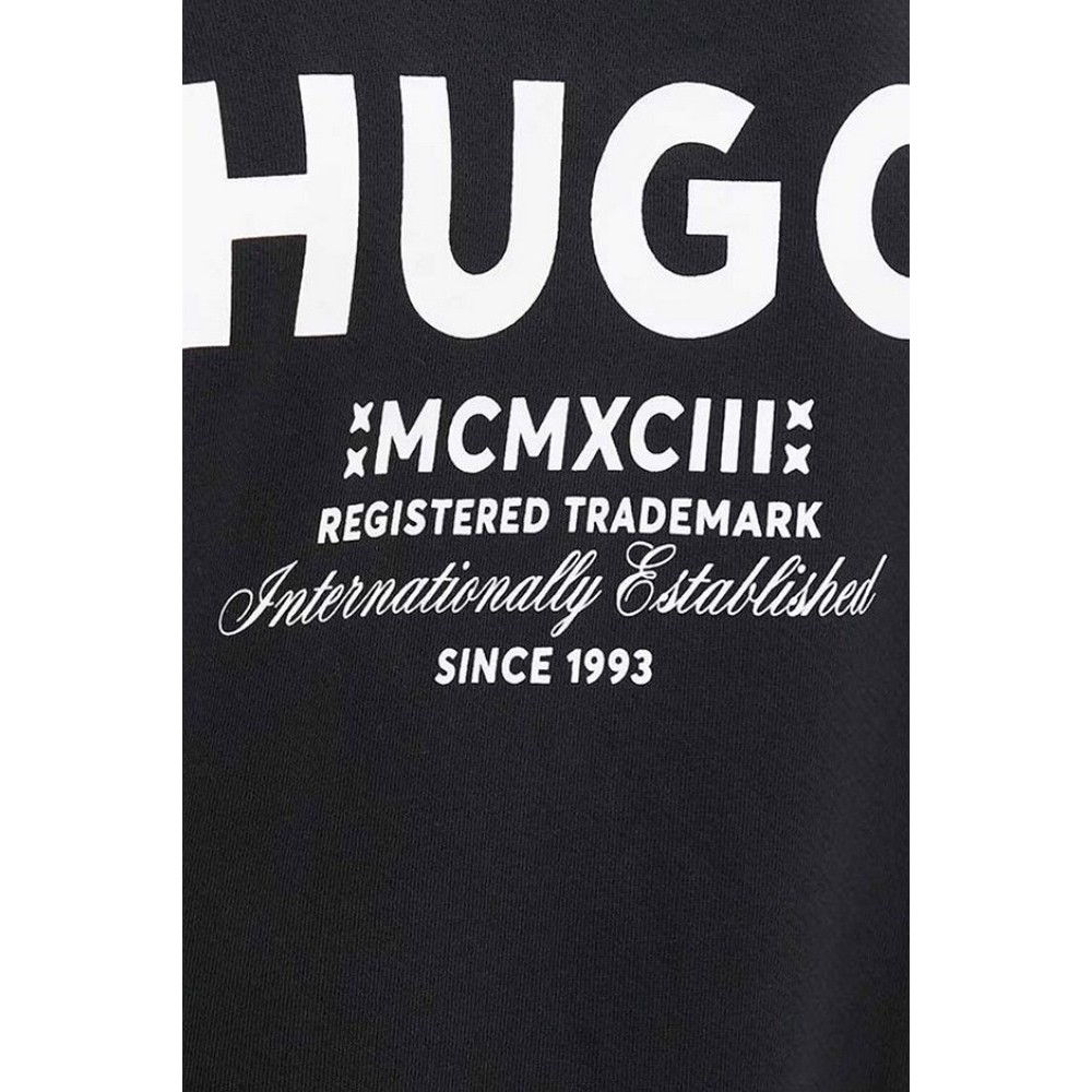 HUGO BOSS JERSEY SWEATSHIRT NARDIMEZ ΖΑΚΕΤΑ ΦΟΥΤΕΡ ΑΝΔΡΙΚΗ BLACK