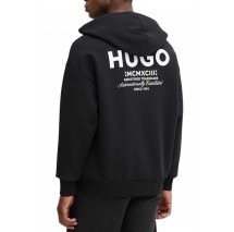 HUGO BOSS JERSEY SWEATSHIRT NARDIMEZ ΖΑΚΕΤΑ ΦΟΥΤΕΡ ΑΝΔΡΙΚΗ BLACK