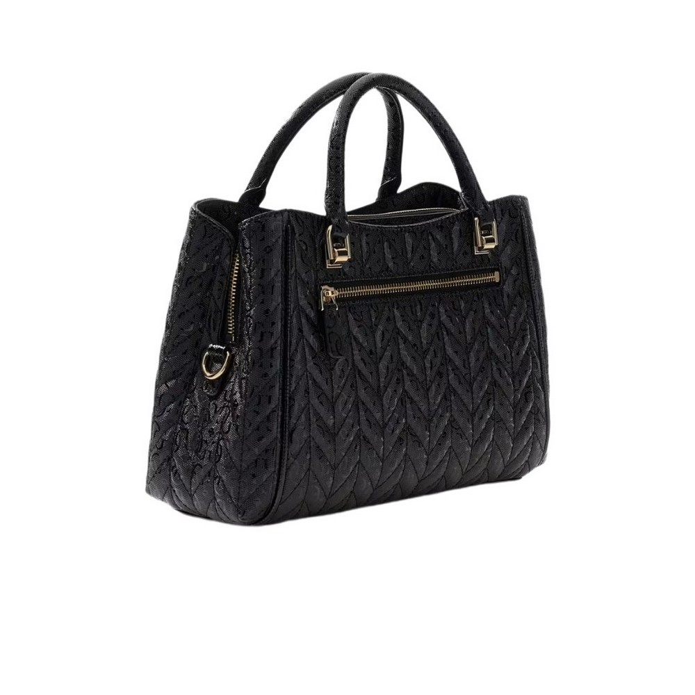 GUESS STACEY GIRLFRIEND SATCHEL ΤΣΑΝΤΑ ΓΥΝΑΙΚΕΙΑ BLACK