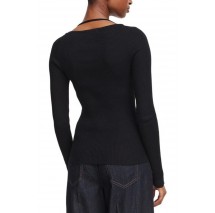 GUESS MEGHAN SWTR ΜΠΛΟΥΖΑ ΜΑΚΡΥΜΑΝΙΚΗ ΓΥΝΑΙΚΕΙΑ BLACK