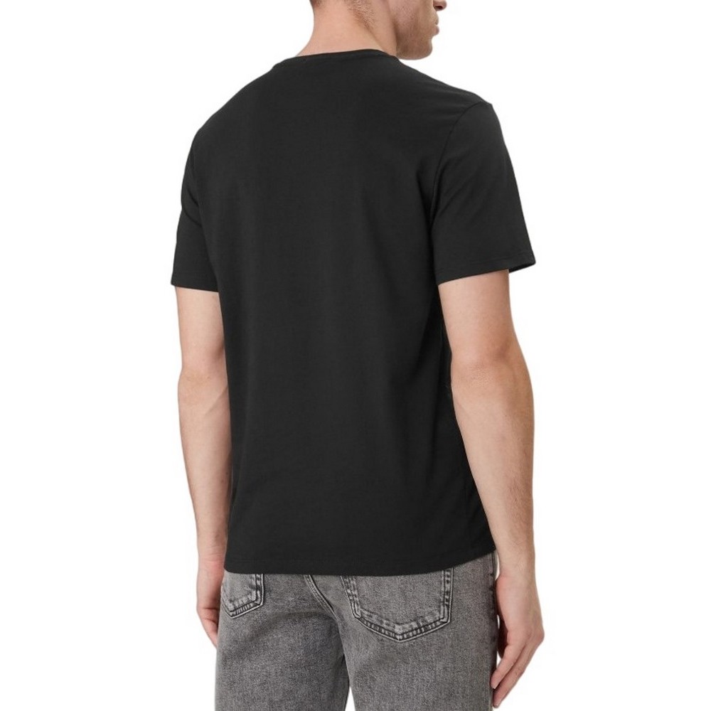 CALVIN KLEIN MICRO LOGO CREWNECK T-SHIRT ΜΠΛΟΥΖΑ ΑΝΔΡΙΚΗ BLACK