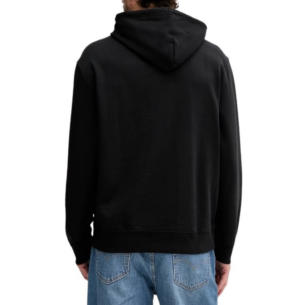 CALVIN KLEIN JEANS TERRY HOODIE ΦΟΥΤΕΡ ΜΠΛΟΥΖΑ ΑΝΔΡΙΚΗ BLACK