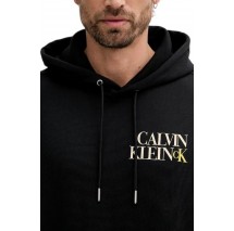 CALVIN KLEIN JEANS TERRY HOODIE ΦΟΥΤΕΡ ΜΠΛΟΥΖΑ ΑΝΔΡΙΚΗ BLACK