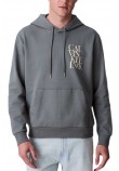 CALVIN KLEIN JEANS TERRY HOODIE ΦΟΥΤΕΡ ΜΠΛΟΥΖΑ ΑΝΔΡΙΚΗ GREY