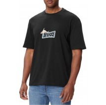 HUGO BOSS NADERO T-SHIRT ΜΠΛΟΥΖΑ ΑΝΔΡΙΚΗ BLACK