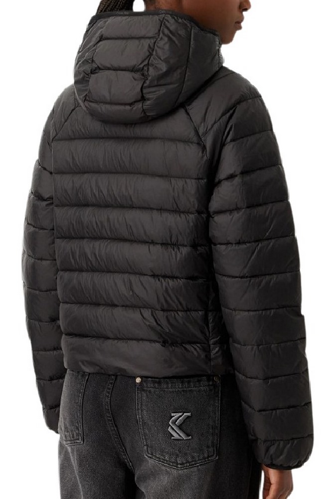 CALVIN KLEIN JEANS SHORT CK PACKABLE PUFFER JACKET ΜΠΟΥΦΑΝ ΓΥΝΑΙΚΕΙΟ BLACK