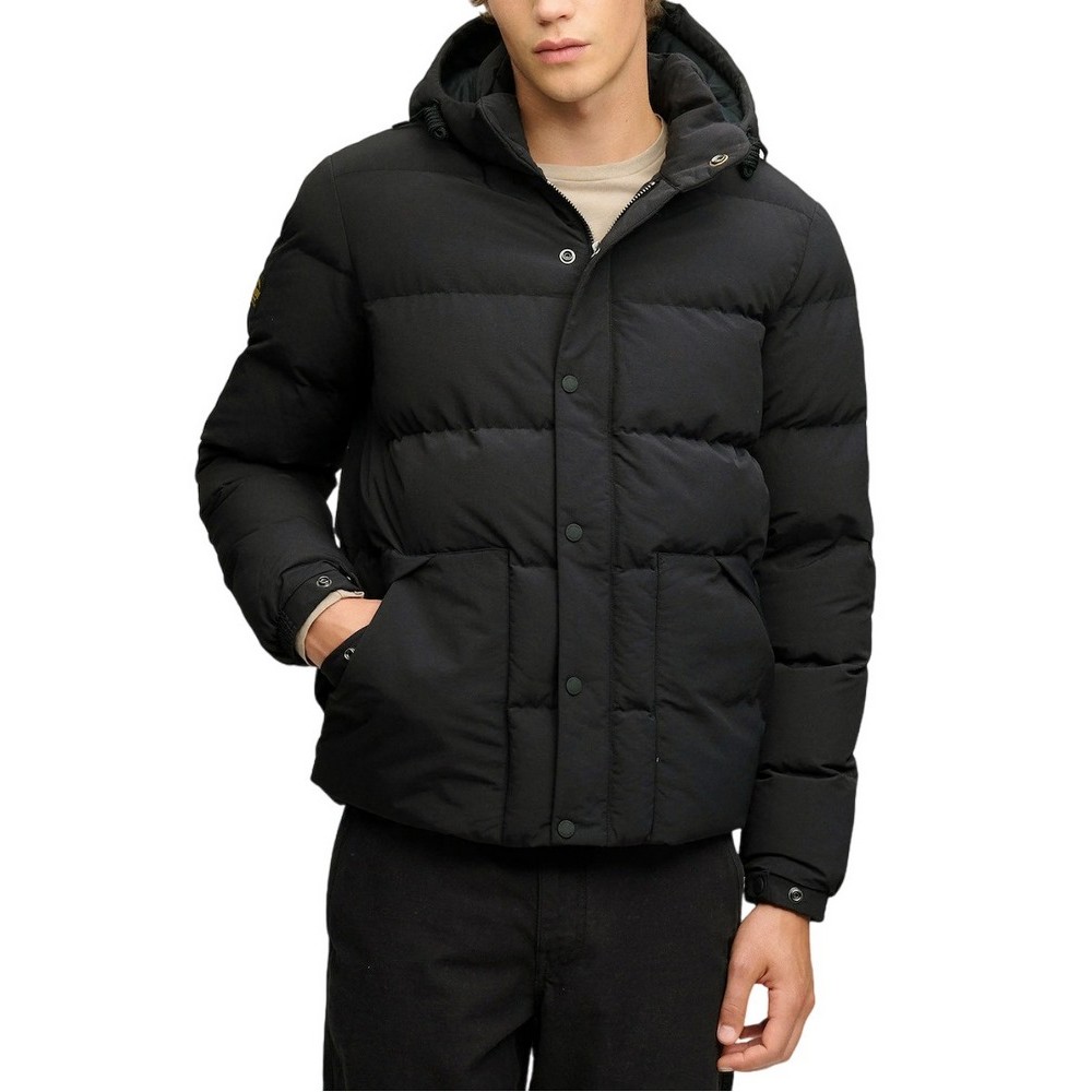 SUPERDRY CLASSIC EVEREST PUFFER JKT ΜΠΟΥΦΑΝ ΑΝΔΡΙΚΟ BLACK