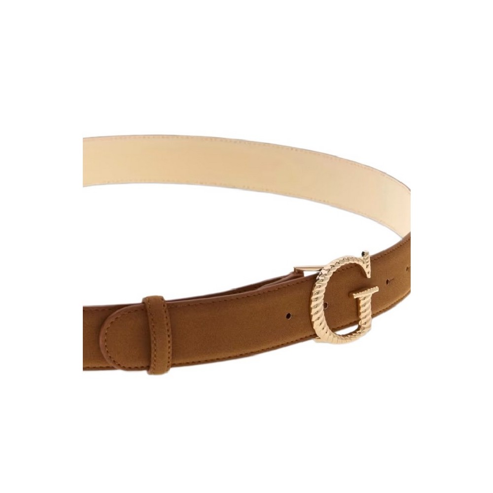 GUESS ADJ AND NOT REV PANT BELT H.35 ΖΩΝΗ ΓΥΝΑΙΚΕΙΑ COGNAC