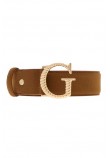 GUESS ADJ AND NOT REV PANT BELT H.35 ΖΩΝΗ ΓΥΝΑΙΚΕΙΑ COGNAC