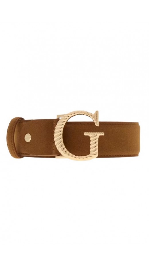 GUESS ADJ AND NOT REV PANT BELT H.35 ΖΩΝΗ ΓΥΝΑΙΚΕΙΑ COGNAC