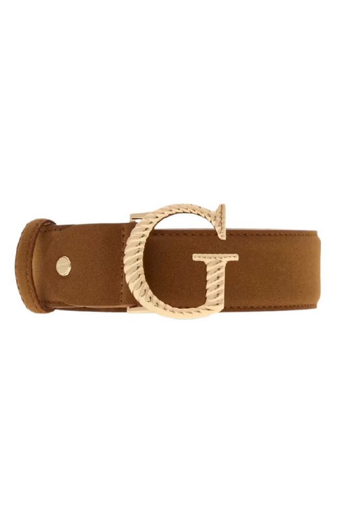 GUESS ADJ AND NOT REV PANT BELT H.35 ΖΩΝΗ ΓΥΝΑΙΚΕΙΑ COGNAC