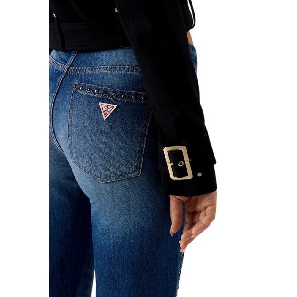 GUESS CLAUDIE TRUCKER ΜΠΟΥΦΑΝ ΓΥΝΑΙΚΕΙΟ BLACK