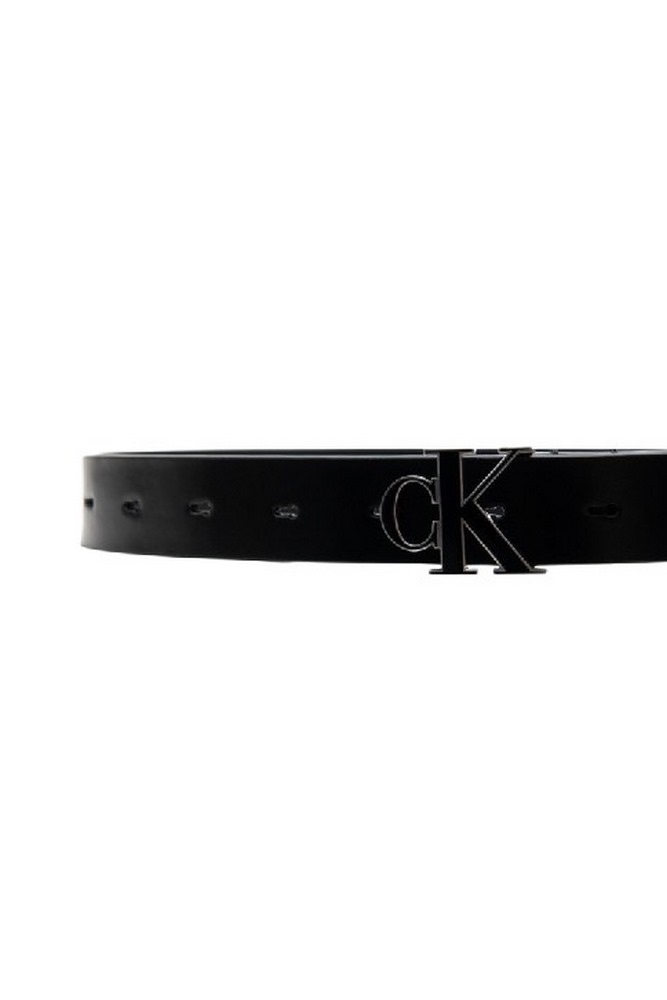 CALVIN KLEIN ROUND CK BUCKLE 30MM BELT INLAY ΖΩΝΗ ΓΥΝΑΙΚΕΙΑ CK BLACK