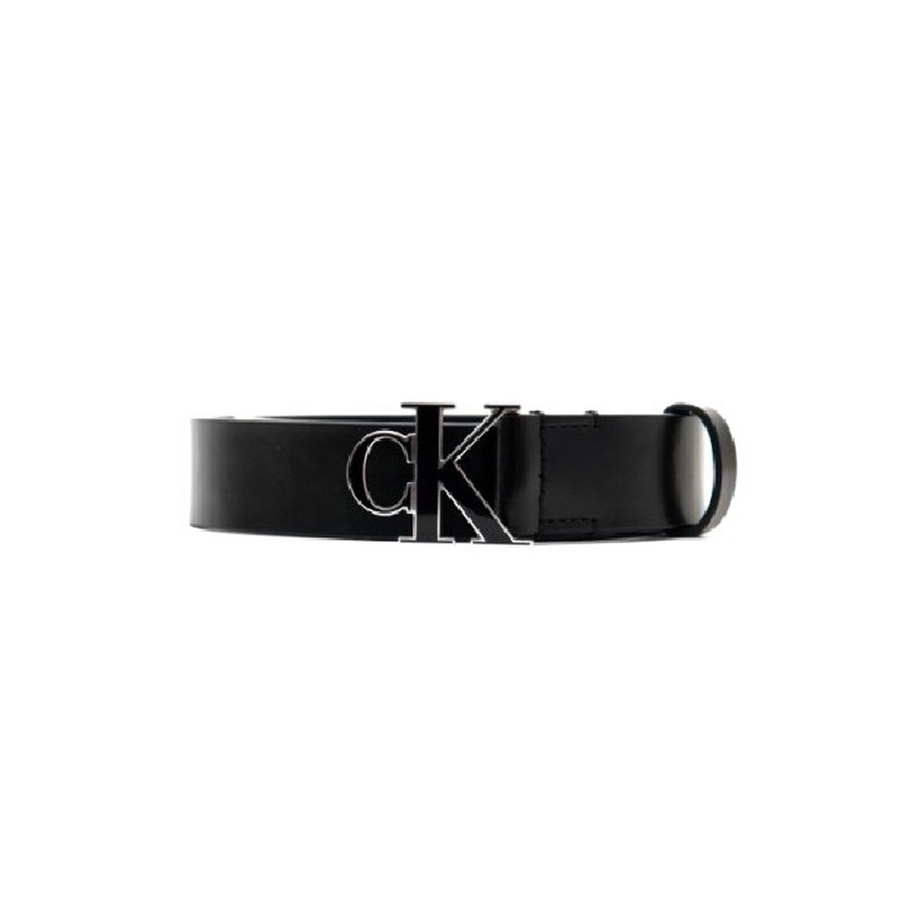 CALVIN KLEIN ROUND CK BUCKLE 30MM BELT INLAY ΖΩΝΗ ΓΥΝΑΙΚΕΙΑ CK BLACK