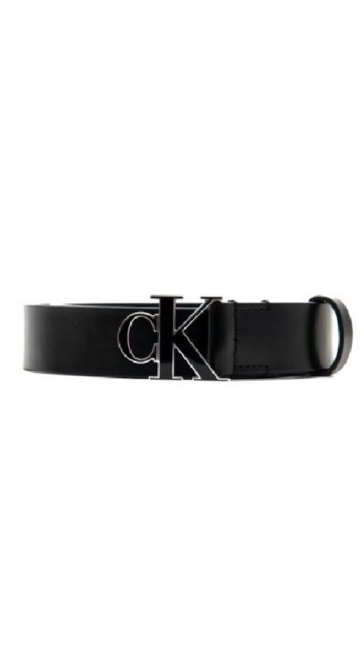 CALVIN KLEIN ROUND CK BUCKLE 30MM BELT INLAY ΖΩΝΗ ΓΥΝΑΙΚΕΙΑ CK BLACK
