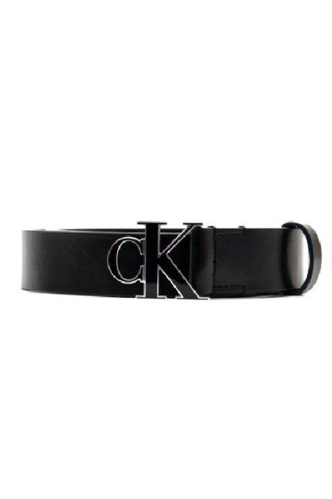 CALVIN KLEIN ROUND CK BUCKLE 30MM BELT INLAY ΖΩΝΗ ΓΥΝΑΙΚΕΙΑ CK BLACK