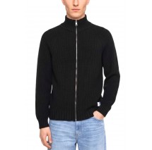 HUGO BOSS SONZIE SWEATER ΖΑΚΕΤΑ ΠΛΕΚΤΗ ΑΝΔΡΙΚΗ BLACK