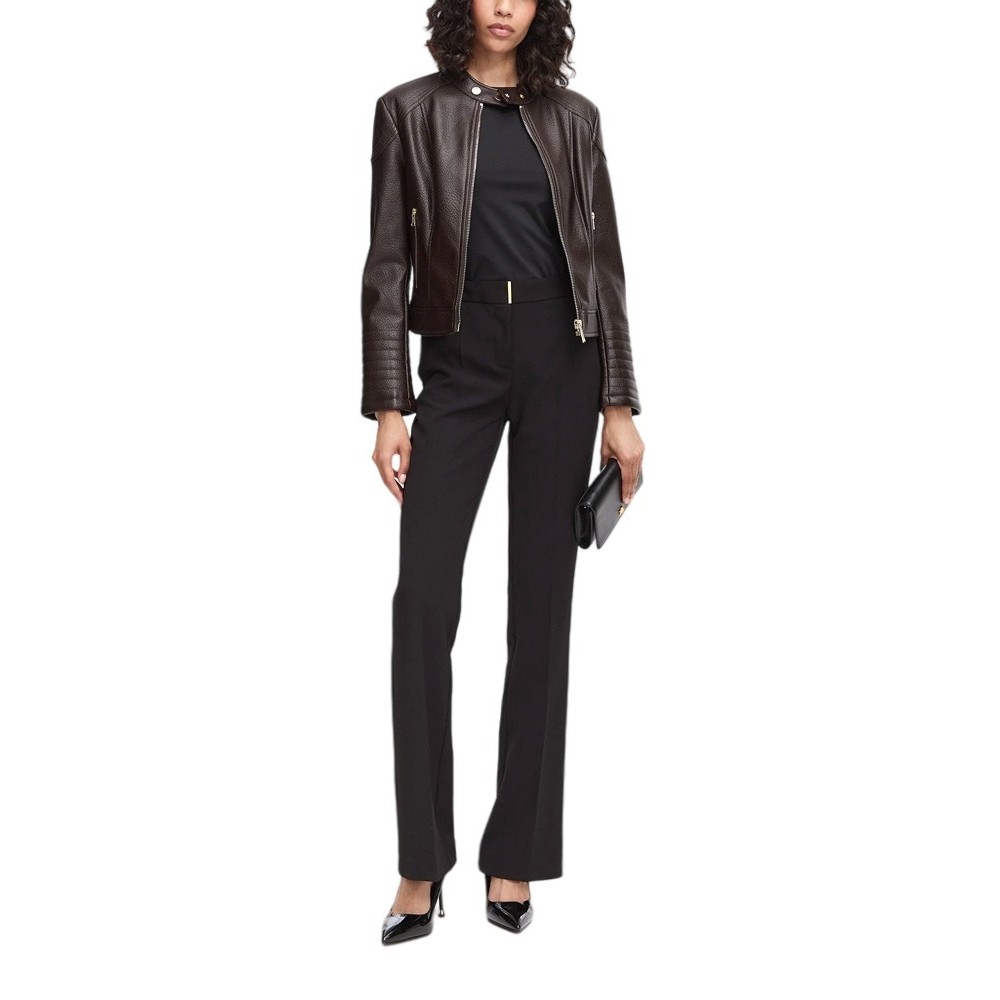 GUESS MARLENE CARIBOU PU MOTO JKT ΜΠΟΥΦΑΝ ΓΥΝΑΙΚΕΙΟ BROWN