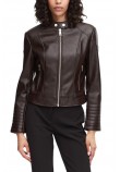 GUESS MARLENE CARIBOU PU MOTO JKT ΜΠΟΥΦΑΝ ΓΥΝΑΙΚΕΙΟ BROWN