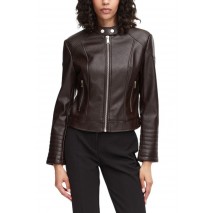 GUESS MARLENE CARIBOU PU MOTO JKT ΜΠΟΥΦΑΝ ΓΥΝΑΙΚΕΙΟ BROWN