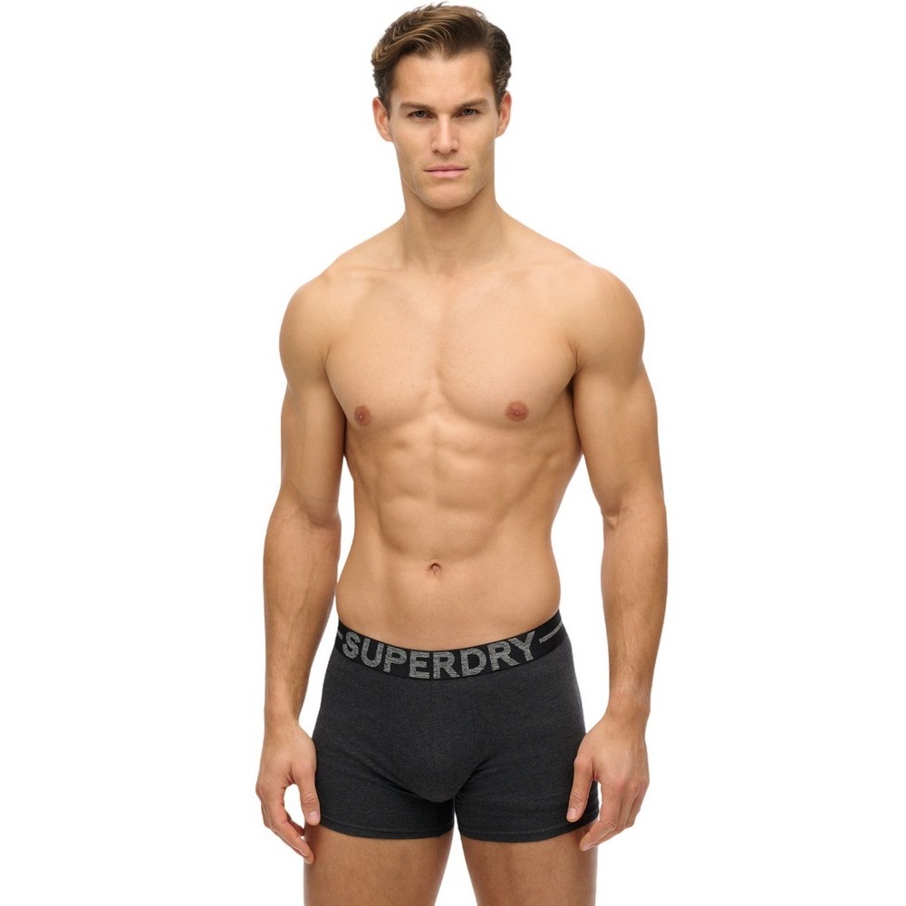 SUPERDRY D2 SDNA BOXER TRIPLE PACK ΕΣΩΡΟΥΧΟ ΑΝΔΡΙΚΟ GREY