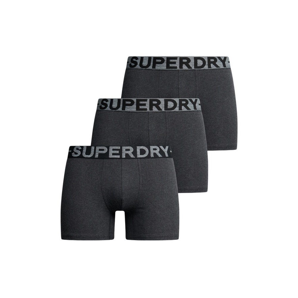 SUPERDRY D2 SDNA BOXER TRIPLE PACK ΕΣΩΡΟΥΧΟ ΑΝΔΡΙΚΟ GREY