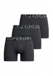 SUPERDRY D2 SDNA BOXER TRIPLE PACK ΕΣΩΡΟΥΧΟ ΑΝΔΡΙΚΟ GREY