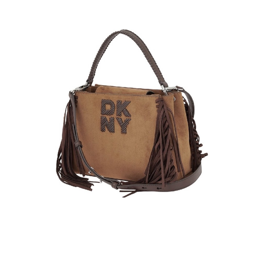 DKNY FOSTER MD SATCHELS HANDBAG R62DML92 ΤΣΑΝΤΑ ΓΥΝΑΙΚΕΙΑ ALMOND