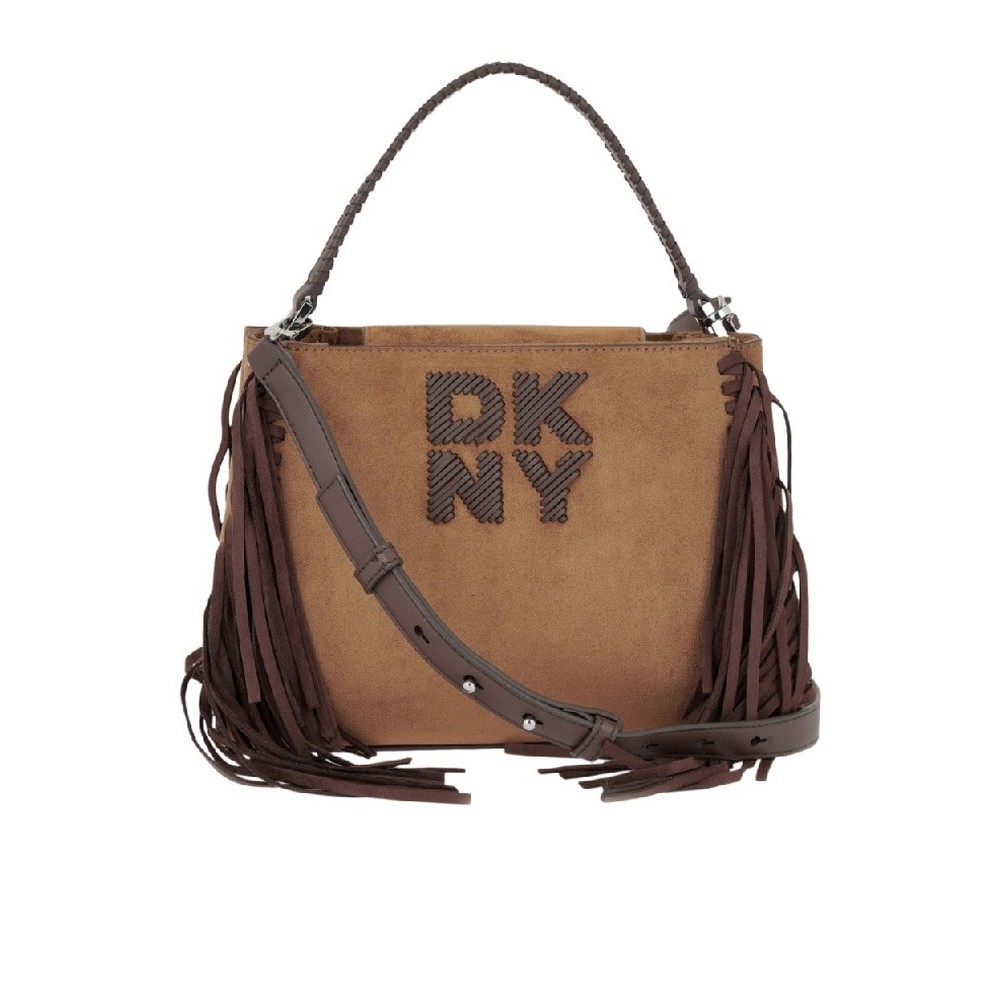 DKNY FOSTER MD SATCHELS HANDBAG R62DML92 ΤΣΑΝΤΑ ΓΥΝΑΙΚΕΙΑ ALMOND