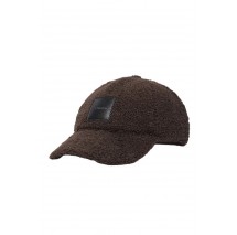 CALVIN KLEIN ALL-OVER SHERPA W/ PATCH CAP ΚΑΠΕΛΟ ΓΥΝΑΙΚΕΙΟ BROWN