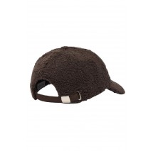 CALVIN KLEIN ALL-OVER SHERPA W/ PATCH CAP ΚΑΠΕΛΟ ΓΥΝΑΙΚΕΙΟ BROWN