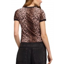 PUMA ESS GRAPHICS LEO LUXE BEDAZZLED SLIM T-SHIRT ΜΠΛΟΥΖΑ ΓΥΝΑΙΚΕΙΑ LEOPARD