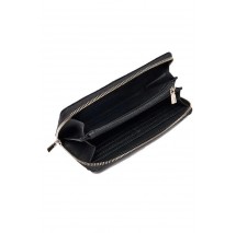 GUESS CRESIDIA II SLG LRG ZIP AROUND ΠΟΡΤΟΦΟΛΙ ΓΥΝΑΙΚΕΙΟ BLACK