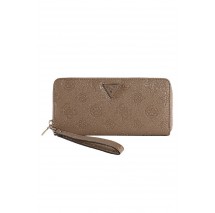 GUESS CRESIDIA II SLG LRG ZIP AROUND ΠΟΡΤΟΦΟΛΙ ΓΥΝΑΙΚΕΙΟ TAUPE