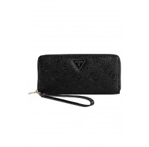 GUESS CRESIDIA II SLG LRG ZIP AROUND ΠΟΡΤΟΦΟΛΙ ΓΥΝΑΙΚΕΙΟ BLACK