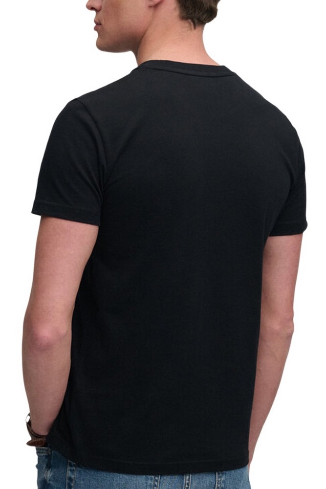 SUPERDRY ESSENTIAL SDCO LOGO EMB T-SHIRT ΜΠΛΟΥΖΑ ΑΝΔΡΙΚΗ BLACK/GOLD