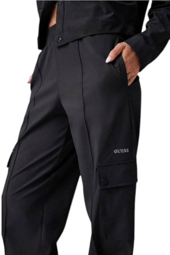 GUESS RHEA CARGO PANT ΦΟΡΜΑ ΠΑΝΤΕΛΟΝΙ ΓΥΝΑΙΚΕΙΟ BLACK