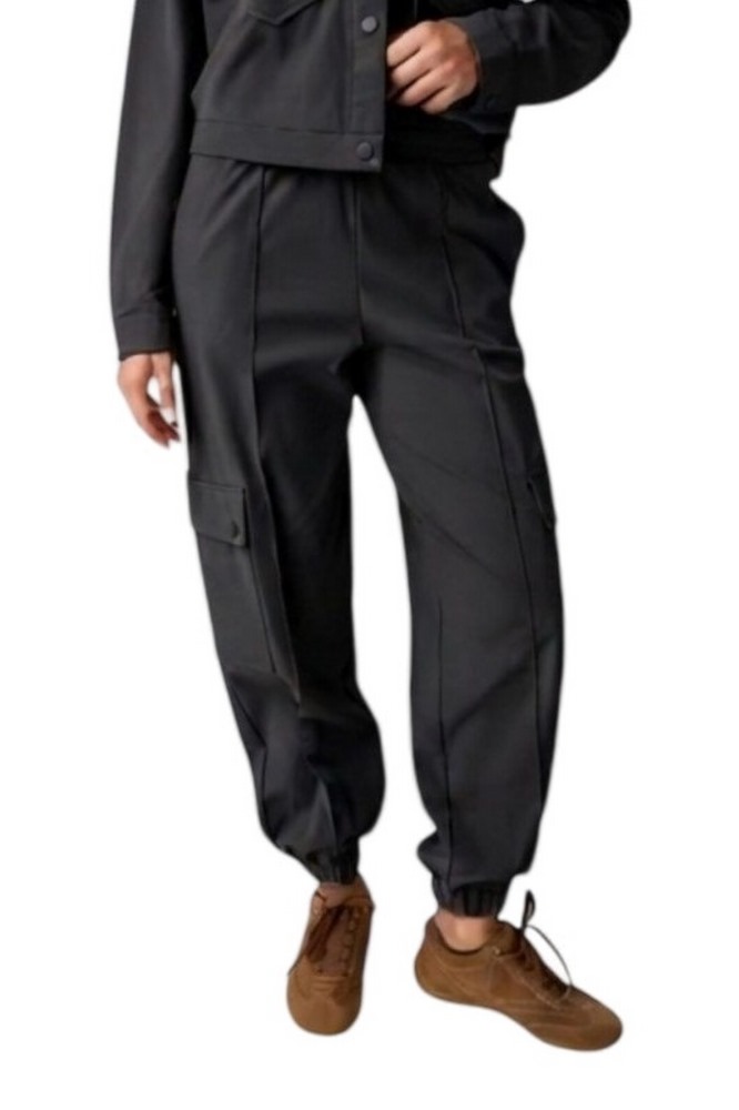 GUESS RHEA CARGO PANT ΦΟΡΜΑ ΠΑΝΤΕΛΟΝΙ ΓΥΝΑΙΚΕΙΟ BLACK