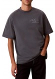 CALVIN KLEIN JEANS 16S APRIL GRAPHIC SEASONAL T-SHIRT ΜΠΛΟΥΖΑ ΑΝΔΡΙΚΗ GREY