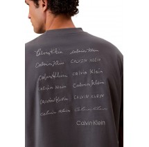 CALVIN KLEIN JEANS 16S APRIL GRAPHIC SEASONAL T-SHIRT ΜΠΛΟΥΖΑ ΑΝΔΡΙΚΗ GREY