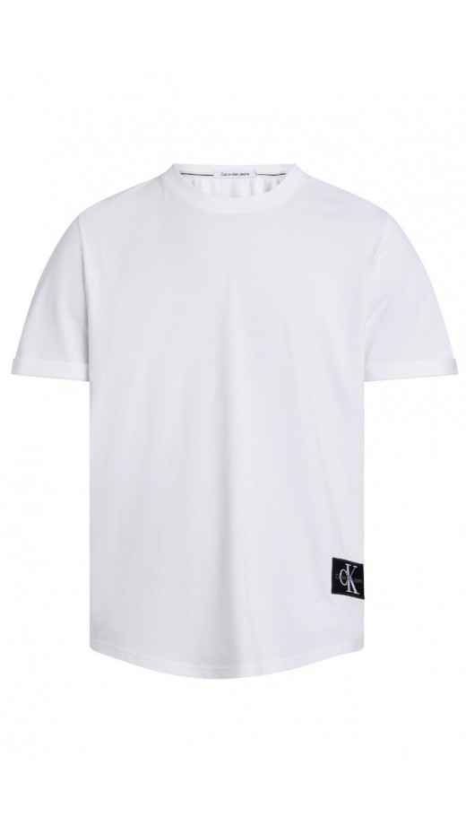 CALVIN KLEIN JEANS BADGE ROUND T-SHIRT ΑΝΔΡΙΚΟ WHITE