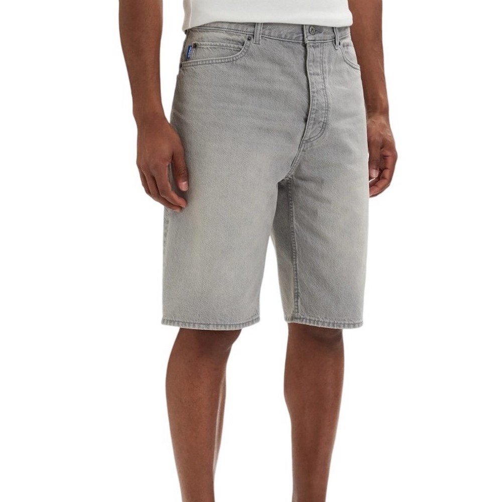 HUGO BOSS JEANS SKATE SHORTS ΤΖΙΝ ΒΕΡΜΟΥΔΑ ΑΝΔΡΙΚΗ DENIM GREY