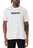 CALVIN KLEIN 20S EU WHOLESALE SPORTSWEAR GRAP T-SHIRT ΜΠΛΟΥΖΑ ΑΝΔΡΙΚΗ BRIGHT WHITE