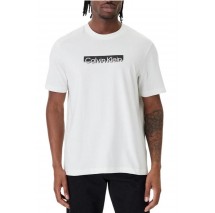 CALVIN KLEIN 20S EU WHOLESALE SPORTSWEAR GRAP T-SHIRT ΜΠΛΟΥΖΑ ΑΝΔΡΙΚΗ BRIGHT WHITE