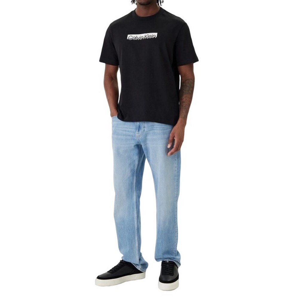 CALVIN KLEIN 20S EU WHOLESALE SPORTSWEAR GRAP T-SHIRT ΜΠΛΟΥΖΑ ΑΝΔΡΙΚΗ BLACK